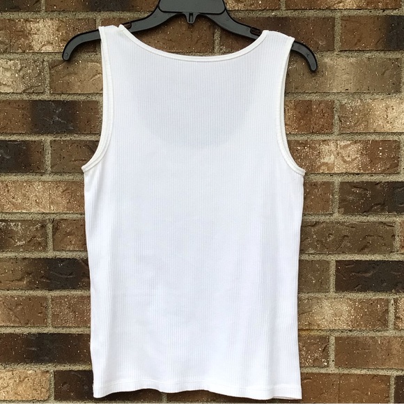 White Tank Top, Sz. PL - Picture 4 of 4